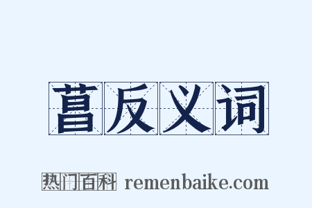 菖反义词是什么意思的图片